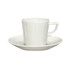 image of Schonwald 9365159 Espresso Cup, 3 oz, Porcelain, Continental White, Character Pattern - 1/Case