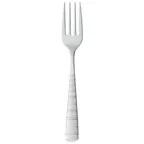 image of Libbey 938-038 Salad Fork, 7" Banded Handles, 18/10 Stainless Steel, Mirror Finish - 12/Case