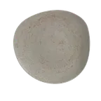 image of Schonwald 9381215-63043 Porcelain Plate, 6.125" Round, Light Gray Coupe Rim - 12/Case