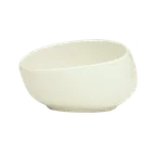 image of Schonwald 9383163-63010 Organic Free‑Form Porcelain Bowl, 5" (11 oz) Red Clay Wellcome Pattern - 6/Case