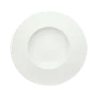 image of Schonwald 9390128 - 12 oz Round Porcelain Bowl, 11‑1/8" Diameter, Continental White Pattern - 1/Case