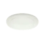 image of Schonwald 9392226 - Oval Porcelain Platter 10½" x 5½", Continental White™ Grace Pattern, 1/Case