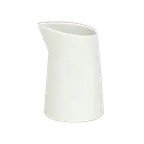 image of Schonwald 9394615 Creamer Pitcher, 5 oz (2½" Diameter) Porcelain, White™ Grace Pattern - 12/Case