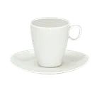 image of Schonwald 9395160 Espresso Cup, 3.5 oz (1.5" Dia) Porcelain, Continental White™ Pattern - Case