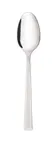 image of Reserve By Libbey 947 002 Dessert Spoon - 7-1/4" Beveled Edge, 18/10 Stainless Steel Mirror Finish - 12/Case