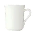 image of Libbey 950002511 China Mug – 8.5 oz (3¼" Dia × 3⅜" H) Porcelain, White Rideau™ Slenda® - 36/Case