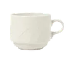 image of Libbey 950038123 China Cup, 8.5 oz (4"3/8" dia x 2"3/4" H), Flint, Cascade™, Stackable - 36/Case