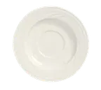 image of Libbey 950038431 China Saucer, 5-3/4" Diameter Flint Body Cascade™ Pattern, 2" Well - 36/Case