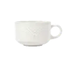 image of Reserve by Libbey 950041113 China Cup, 7 oz (4"-3/8 Dia x 2"-1/4 H), Stackable Porcelain - 1/Case