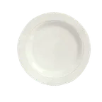 image of Reserve by Libbey 950041526 - 6-3/8" Round Medium Rim Porcelain Plate, Café Royal - 36/Case