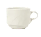 image of Libbey 950093107 – 8.5 oz Flint China Cup, 4"3/8 Dia × 2"3/4 H, Stackable, 36/Case