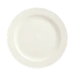 image of Libbey 951250333 - 10.625" Round China Plate Flint Pattern Glazed Rolled Edge Chip‑Resistant - 12/Case