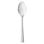 image of Reserve by Libbey 953002 Dessert Spoon - 7-3/8" Hammered Finish, 18/10 Stainless Steel - 12/Case