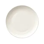 image of Libbey 968001519 China Plate – 10.625" Round Porcelain Plate, White Royal Rideau™ Foot – 12/Case