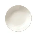 image of Libbey 968001774 - 8" Deep Coupe Plate, Vitrified Porcelain, White Rideau™ Body, Foot - 24/Case