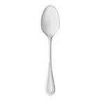 image of Libbey 971002 Dessert Spoon – 7" Aspen Finish, 18/8 Stainless Steel, 36/Case