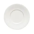 image of Schonwald 9820016 - Round China Plate, 6‑3/8" Diameter x 3/4" Height, Flat Edge Porcelain - 12/Case