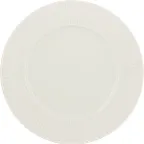 image of Schonwald 9820071 China Plate – 8¼" Dia x ¾" H, Round Flat Porcelain with Embossed Rim - 12/Case