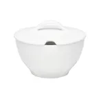 image of Schonwald 9824919 Sugar Bowl, 6-3/8 oz, 3-3/4" dia. X 2-3/4"H, Porcelain, Round, With Lid - Case