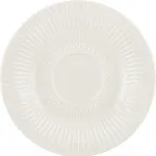 image of Schonwald 9826969 Combi Saucer, 6¼" Dia x ¾" H, Round Porcelain with Embossed Vibes Design - 12/Case