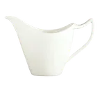 image of Reserve by Libbey 987659339 Creamer Pitcher, 3-3/4 oz, 4-3/4" Dia x 3" H, Porcelain Handle - 36/Case