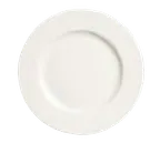 image of Reserve By Libbey 987659370 - 8"¼ Round Plate, Wide Rim, Vitrified Porcelain, Silk Finish - 12/Case