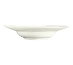 image of Reserve By Libbey 987659374 - 9" Round Soup Bowl, 8 oz, Porcelain, Silk Finish, Deep Rim - 12/Case