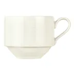 image of Reserve by Libbey 987659436 Cup, 8.5 Oz (4"3/8 Dia x 2"7/8 H), Silk Porcelain, Stackable - 36/Case