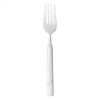 image of Libbey 988-038 Salad Fork – 6" Zephyr Flatware, 18/8 Stainless Steel, World Collection - 36/Case