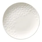 image of Reserve by Libbey 988001018 - 6-3/8" Round Coupe Rim Porcelain Plate, Vitrified, Polished - 36/Case