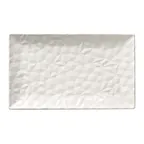 image of Reserve by Libbey 988001236 Rectangular China Platter 13" x 8" Vitrified Porcelain Foot - 1/Case