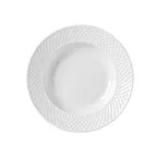 image of Libbey 999013740 - 11 Oz Soup Bowl 9" Dia x 1-7/8" H Porcelain White Eos Microban Glaze - 24/Case