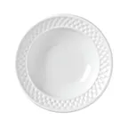 image of Libbey 999013892 Fruit Bowl, 5" Dia x 1¼" H, 3½ oz Porcelain, Lunar White, Microban Glaze - 36/Case