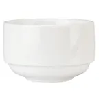 image of Libbey 999023705 Bouillon Cups, 9 Oz, 3.75" Dia x 2.38" H, Porcelain, Stackable - 36/Case