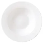image of Libbey 999023882 Grapefruit Bowl, 6‑Ounce (6") Round Porcelain, Lunar White, Rigel Pattern - 36/Case
