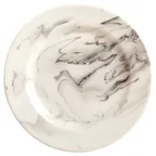 image of Reserve by Libbey 999533001 Bread Plate, 6½" Round Fully Vitrified Porcelain, Smoke Finish - 36/Case
