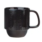 image of Libbey AFAR-6B Mug – 12‑Ounce Ceramic Brown, 3.9" H x 4.9" W, Stackable, Microwave Safe - 12/Case