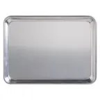 image of Libbey ALUM-14 Quarter Size Sheet Pan, 9" x 13", 18 Gauge Aluminum, Uncoated, Solid - 1/Case