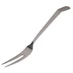 image of APS Germany APS 00596 Meat Fork, 8-3/8"L, Two-Prong, Dishwasher Safe, 18/10 Stainless Steel - Case