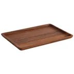 image of APS Germany APS 00793 Acacia Wood Serving Board 9-7/8" L x 6-5/8" W x 1/2" H Waterproof - 1/Case