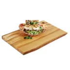 image of APS Germany APS 00870 - Oval Olive Wood Serving Board, 9-7/8" L x 6-5/8" W x 1/2" H, Sold Per Case