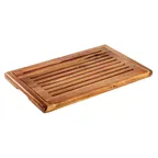 image of APS Germany APS 00884 Cutting Board, GN 1/1, 20-7/8"L x 12-7/8"W x 1"H, Acacia, Slotted - 6/Case