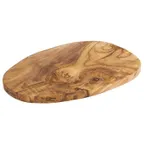 image of APS Germany APS 00905 Oval Wooden Serving Board, 10" x 6½" x ½", Olive Finish, Hand Wash Only - Case