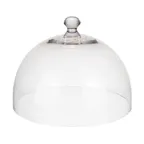 image of APS Germany APS 06520 Cake Cover - 11.875" Dia x 7.875" H Clear Cloche, Knob Handle - 1/Case