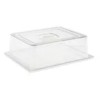 image of APS Germany APS 11041 Cover - GN 1/2 Domed Polycarbonate Clear Food Display Cover Dishwasher Safe - 1/Case
