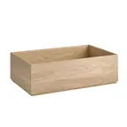 image of APS Germany APS 14002 - Valo Wood Crate, 20"8" x 12"3/4" x 6"1/2", GN 1/1, Non‑Slip Base - 2/Case