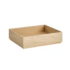 image of APS Germany APS 14004 - Valo Wood Crate, 12"¾ L x 10"⅜ W x 3"⅜ H, Stackable, GN 1/2 Pan, - 6/Case