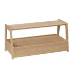 image of APS Germany APS 14020 - Two‑Tier Wood Tray, 21"¼ L x 10"⅜ W x 10"⅜ H, Display Crate - 1/Case