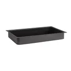 image of APS Germany APS 14041 - GN 1/1 Valo Box Insert, 20"¼ x 12"¼ x 2"⅜, Black Plastic, Notches - 1/Case