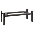image of APS Germany APS 14953 Black Wood Stand, 22-3/4"L x 10-3/4"W x 9-1/2"H, GN 1/1 Tray - 1/Case